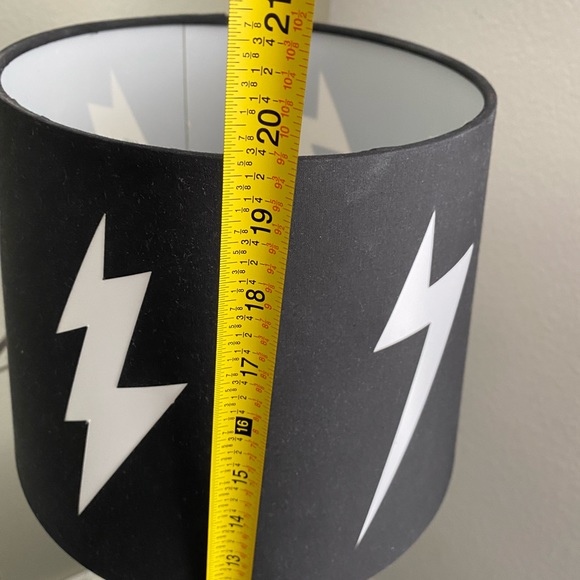 Lighting Bolt Shade for Lamps ( Base NOT included) - Picture 3 of 5